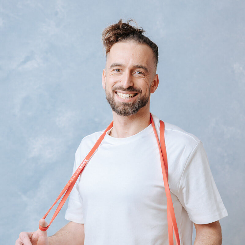 trener Michał w Centrum Gibkiej Mamy